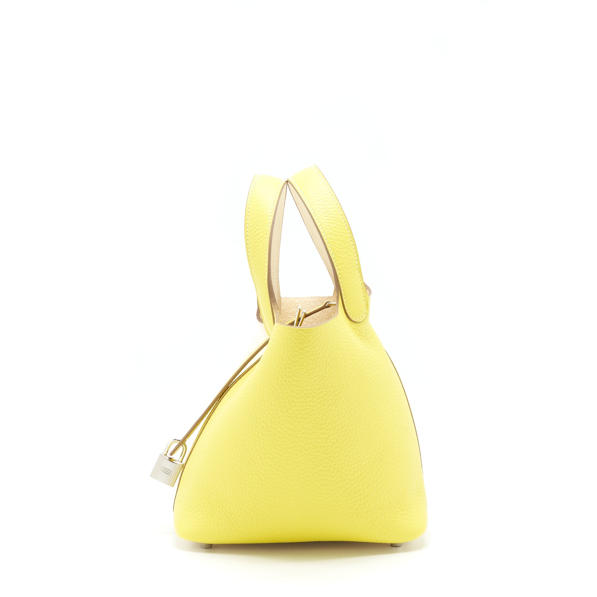 HERMES PICOTIN 18 LOCK BAG LIME/ NATA SHW