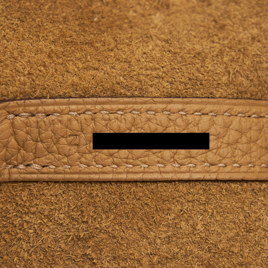 HERMES PICOTIN 18 LOCK BAG BISCUIT GHW