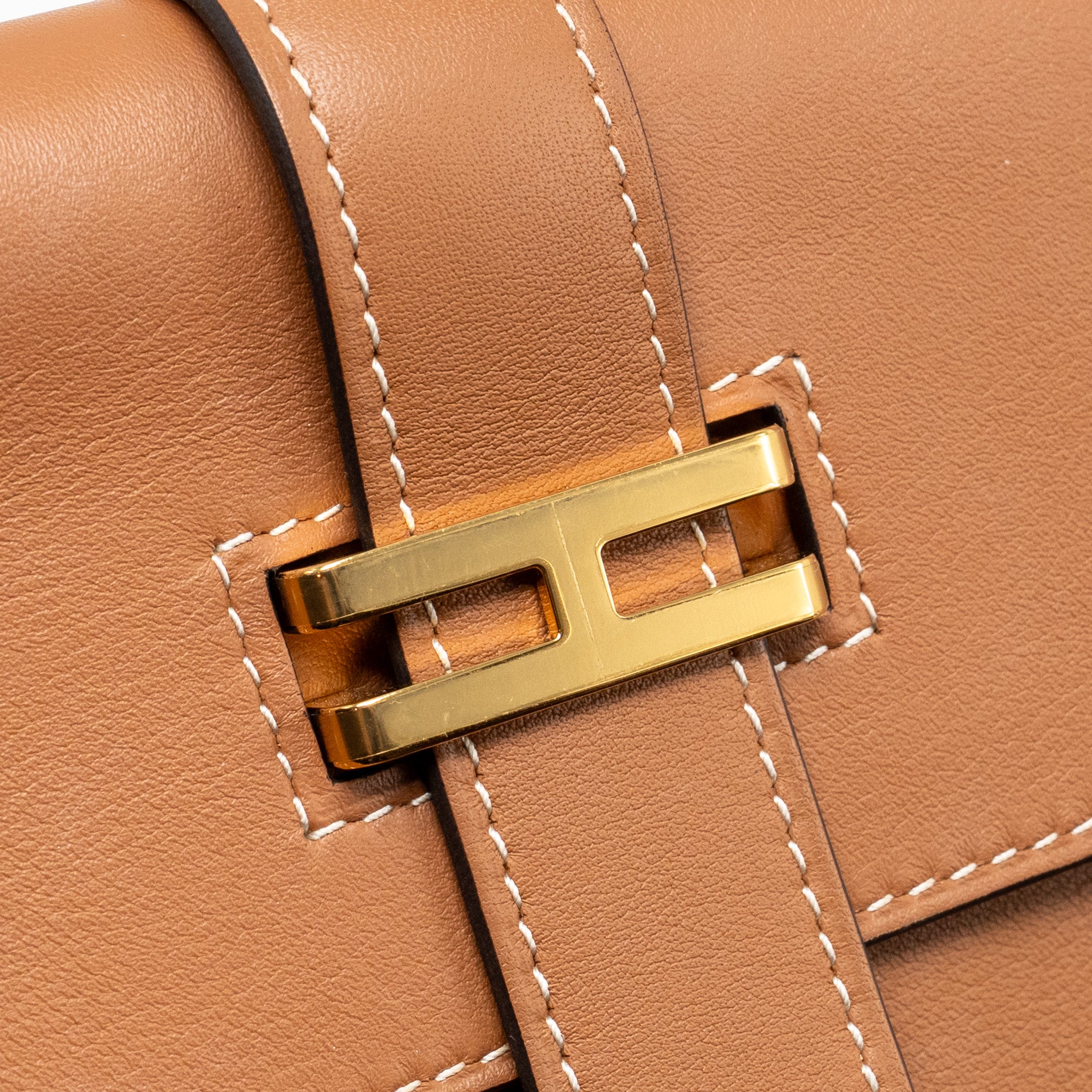HERMES SIZE L ELAN POCKET 24 BELT BAG SWIFT GOLD GHW