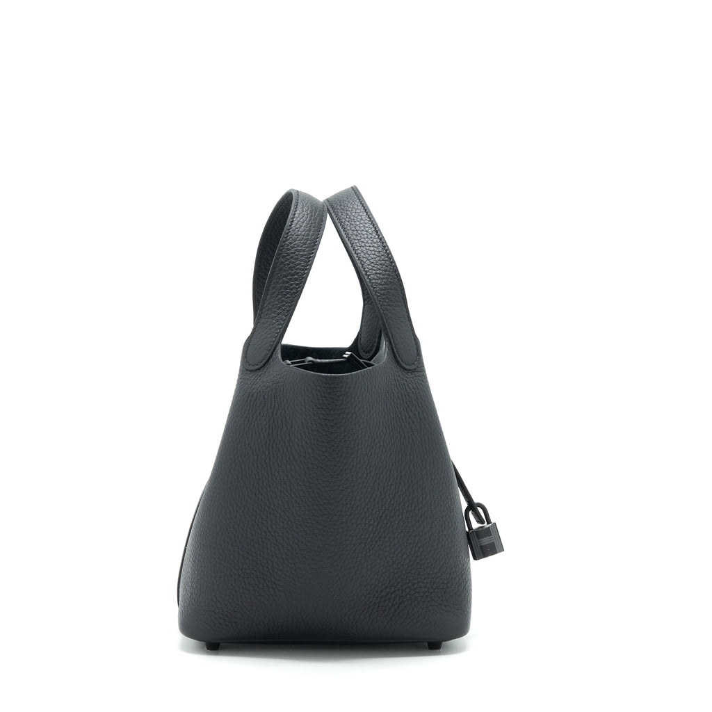 HERMES PICOTIN 18 LOCK BAG SO BLACK