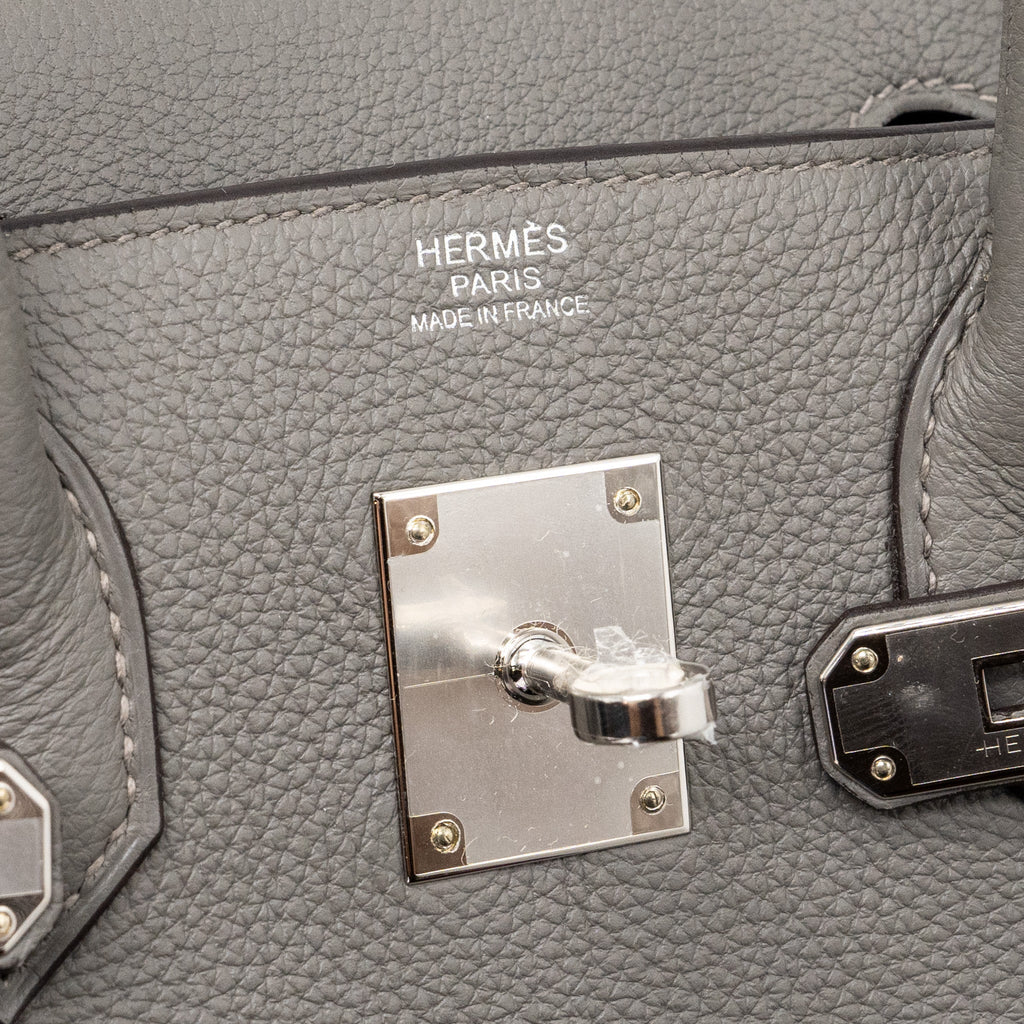 HERMES BIRKIN 30 TOGO GRIS MEYER SHW