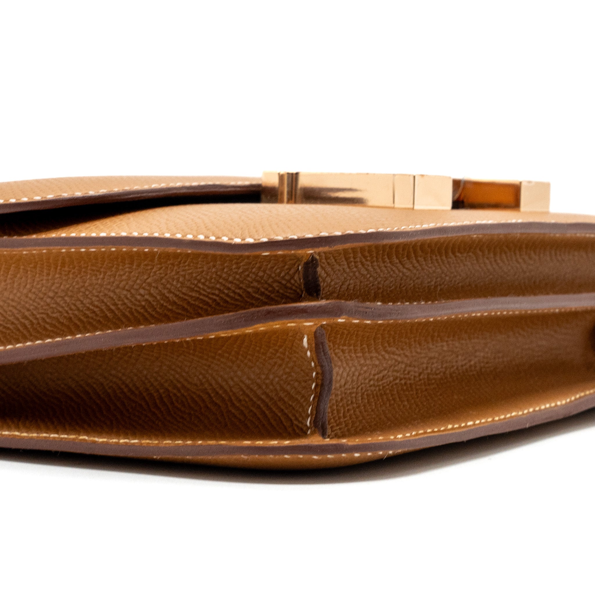 HERMES MINI CONSTANCE EPSOM GOLD RGHW