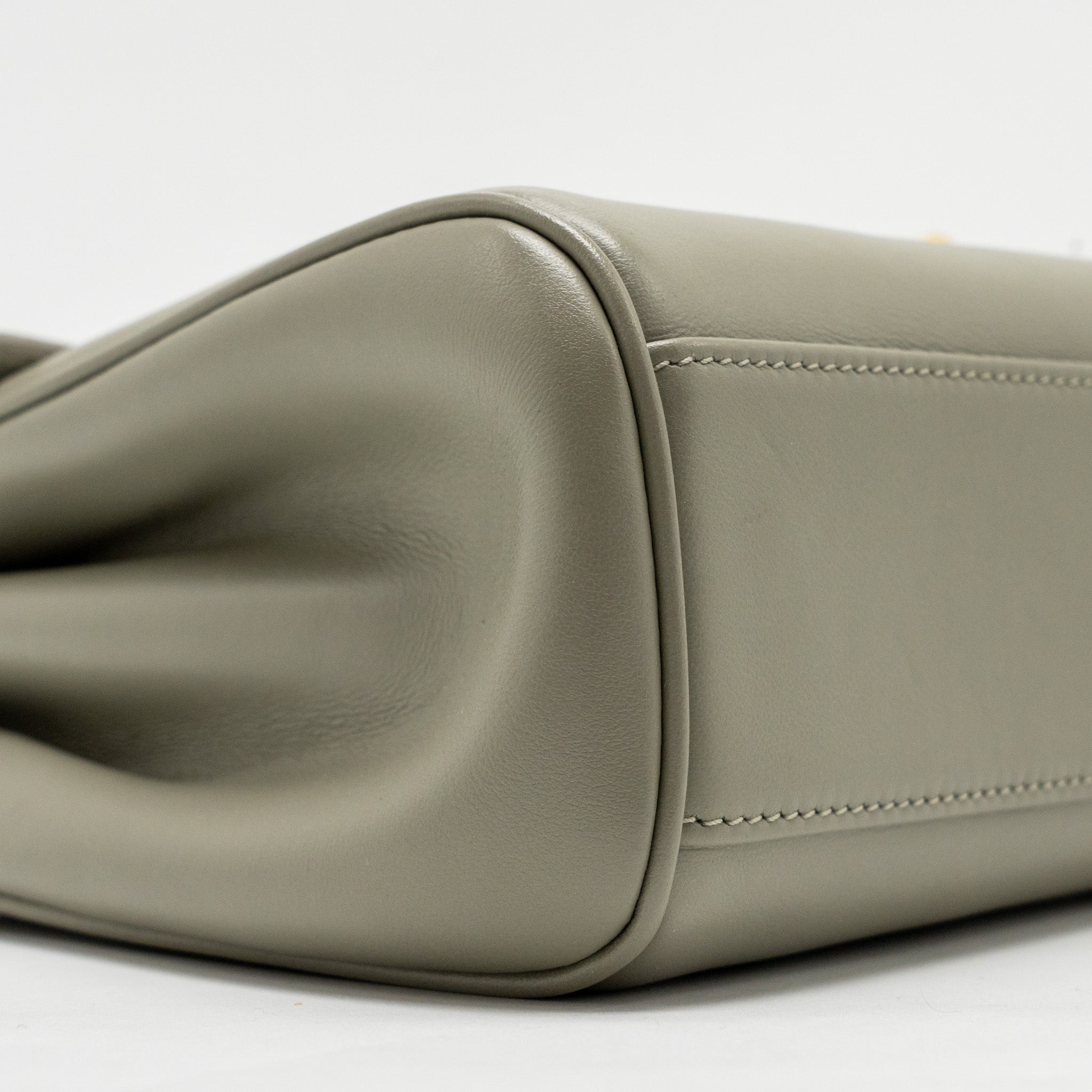 CELINE TEEN SOFT 16 CALFSKIN LIGHT OLIVE GREEN GHW