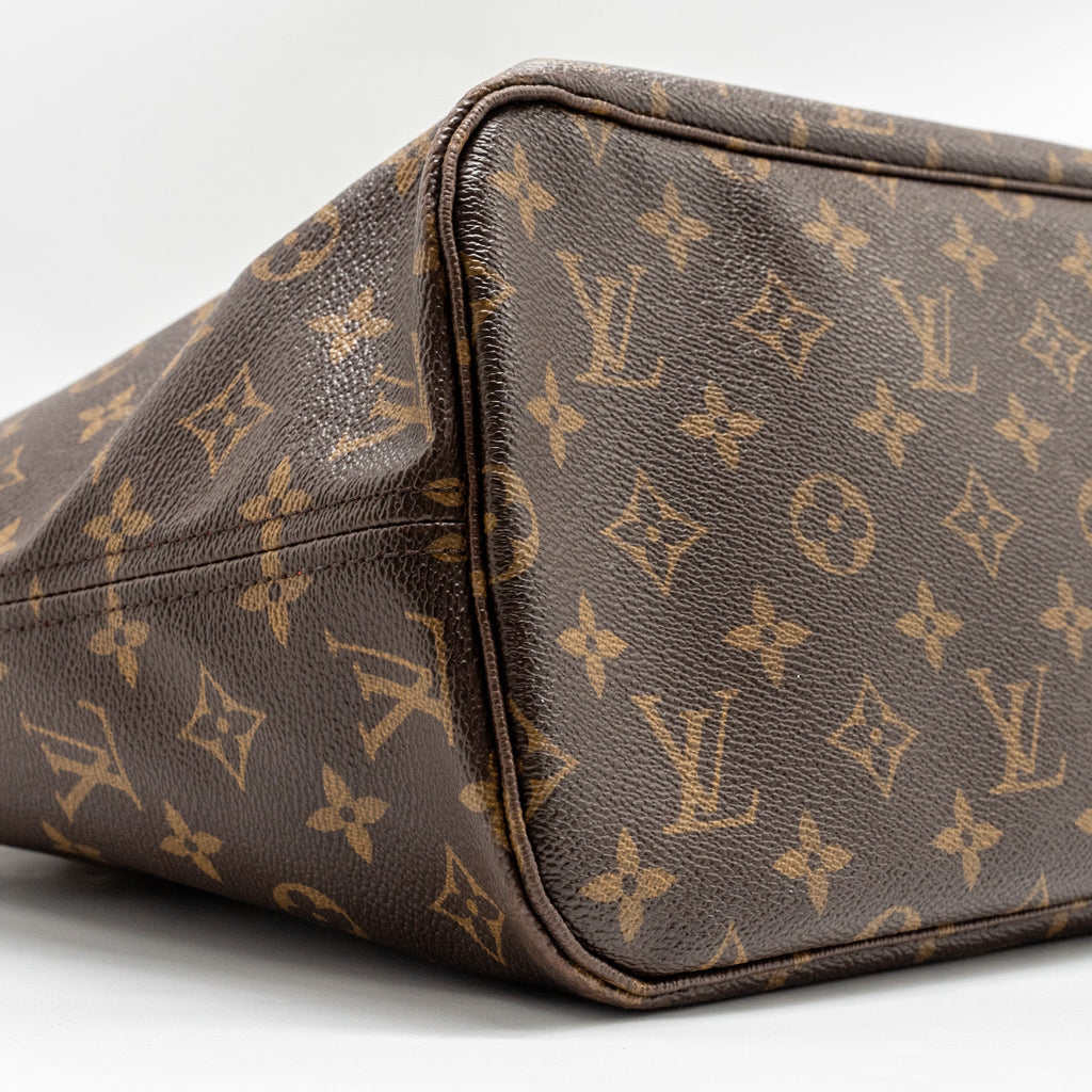 LOUIS VUITTON NEVERFULL MM MONOGRAM CANVAS GHW