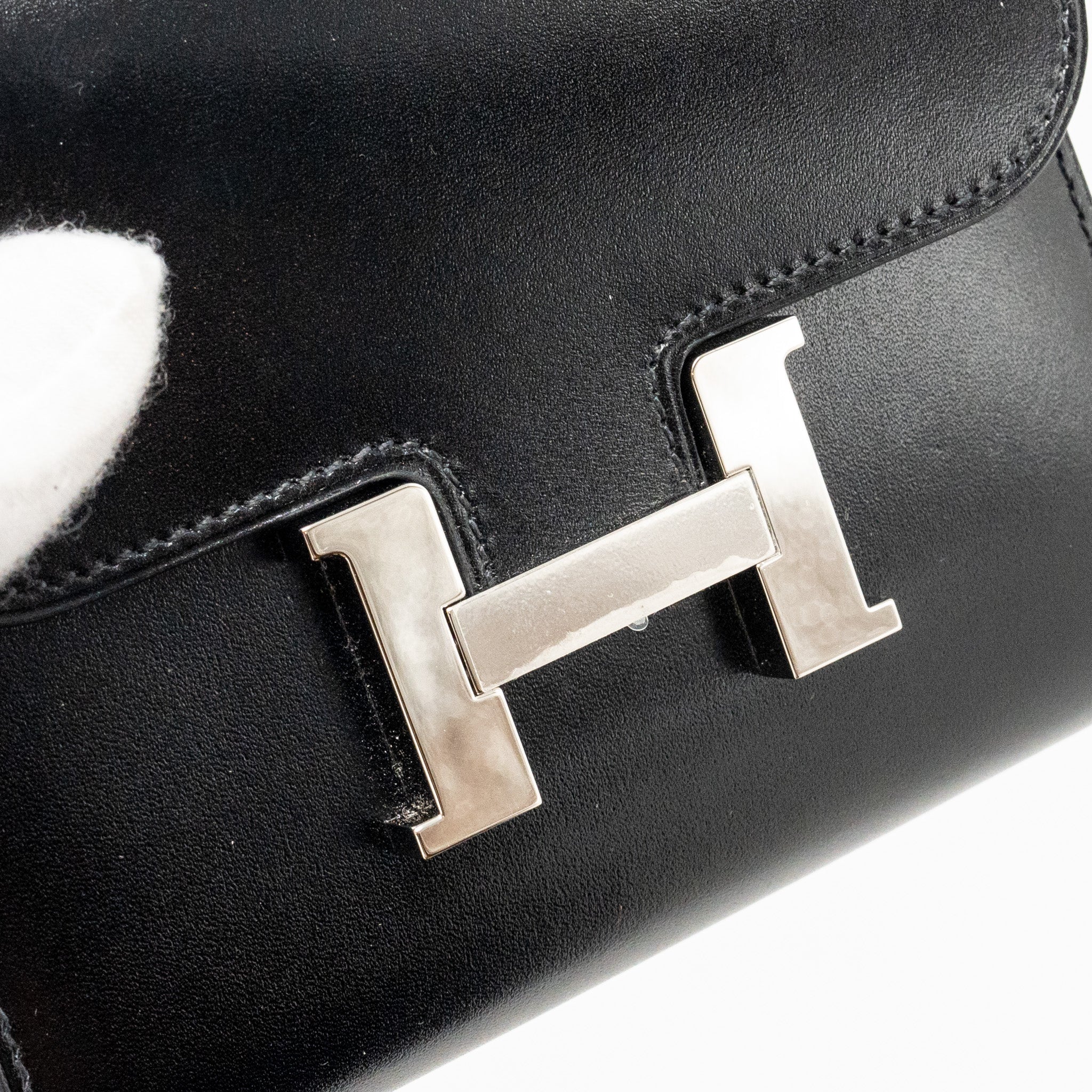 HERMES CONSTANCE WALLET BOX BLACK SHW
