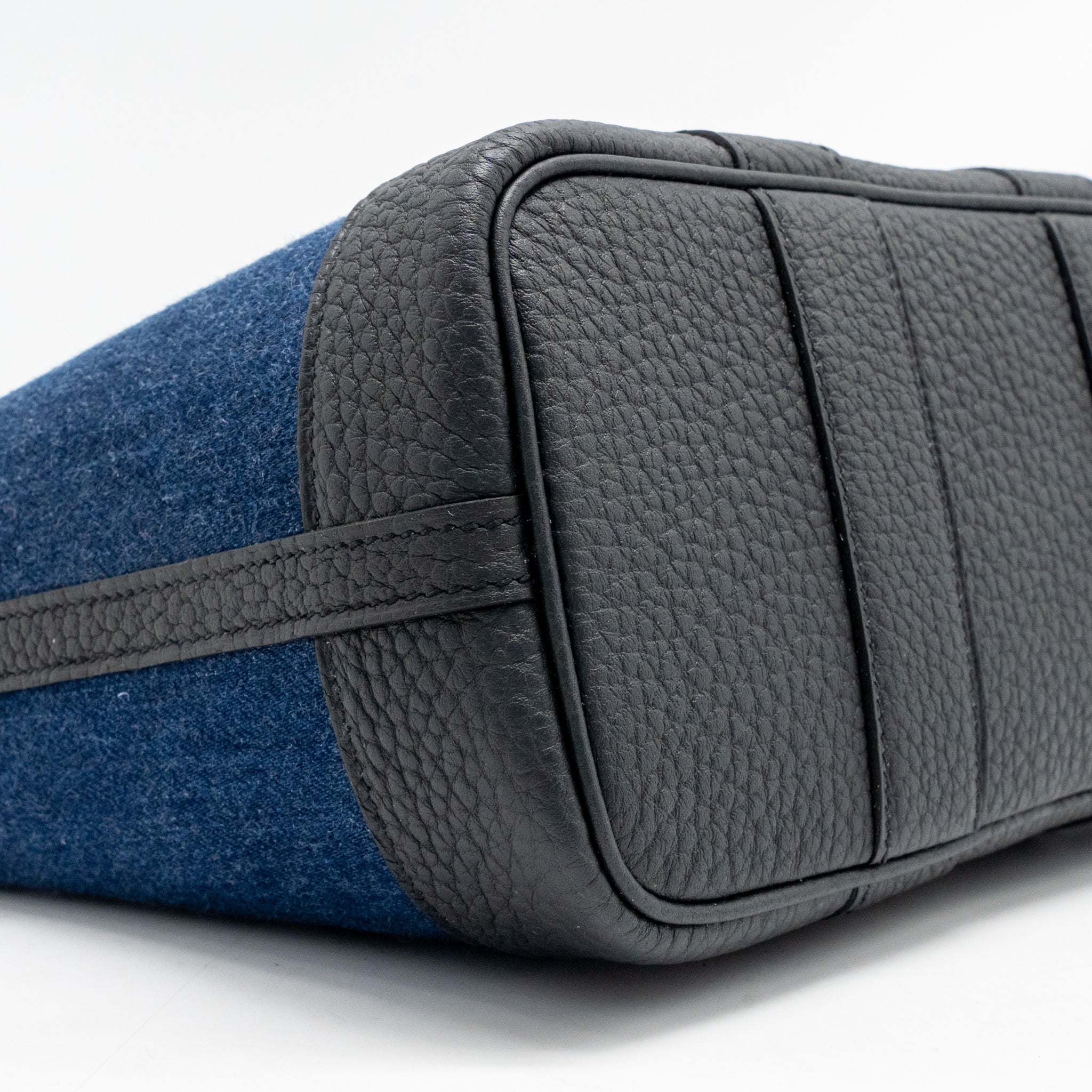 HERMES NEO GARDEN PARTY 23 DENIM/NEGONDA DENIM MOYEN/BLACK SHW