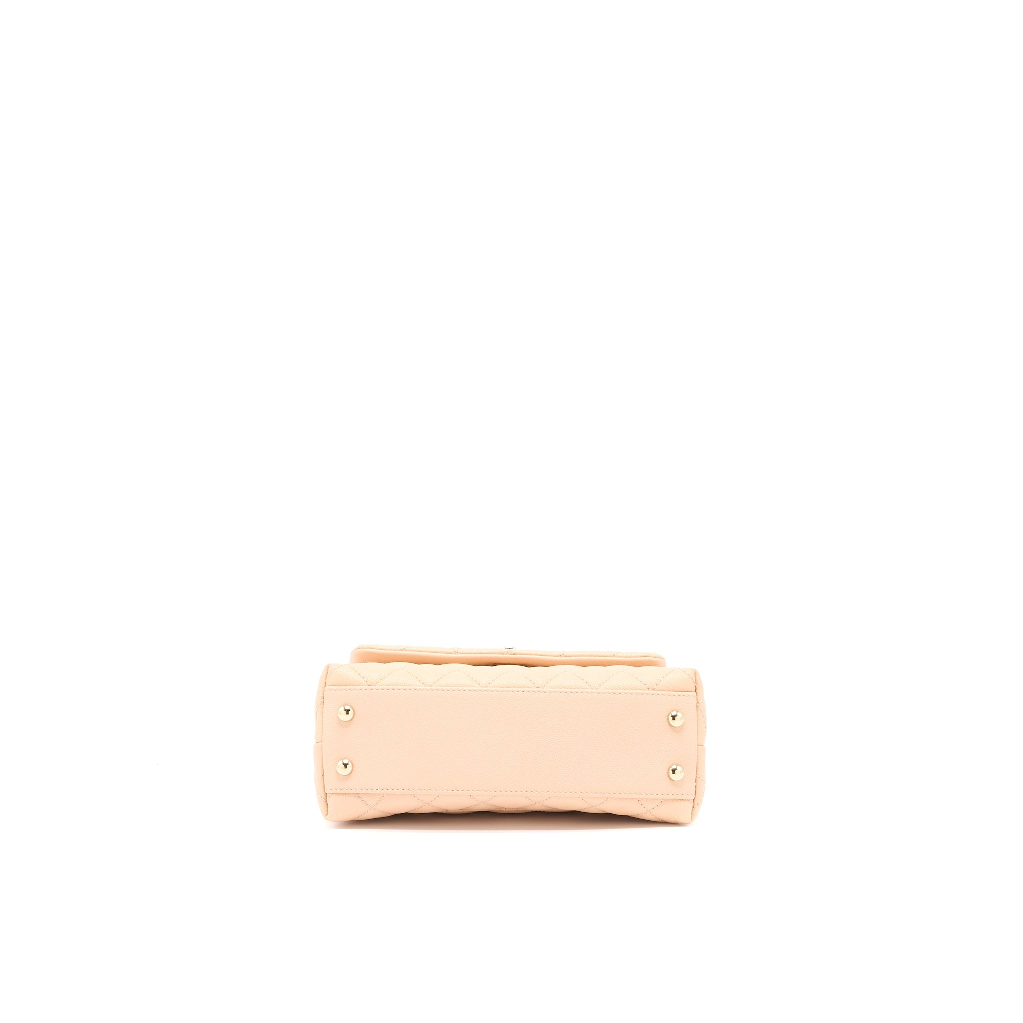 CHANEL SMALL COCO HANDLE CAVIAR LIGHT PINK LGHW