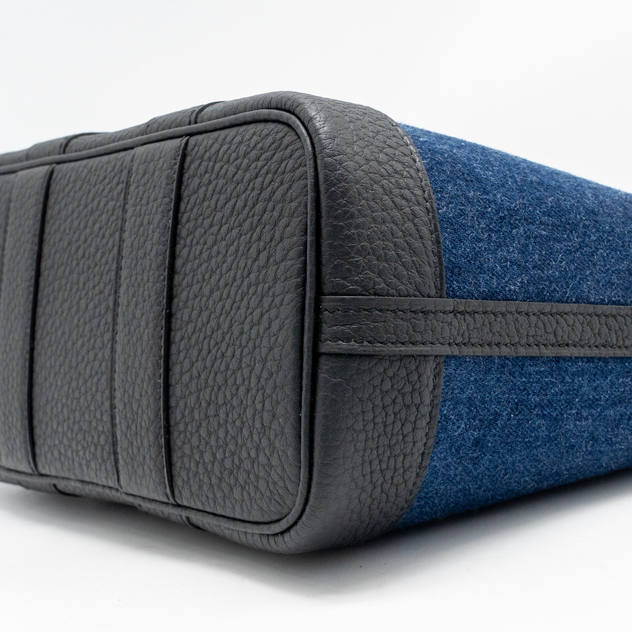 HERMES NEO GARDEN PARTY 23 DENIM/NEGONDA DENIM MOYEN/BLACK SHW