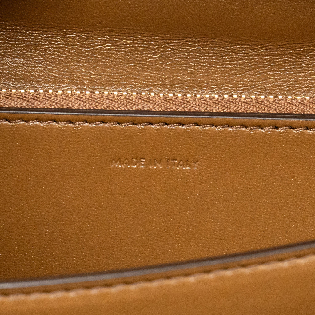 CELINE MEDIUM CLASSIC BOX BAG CALFSKIN CAMEL GHW