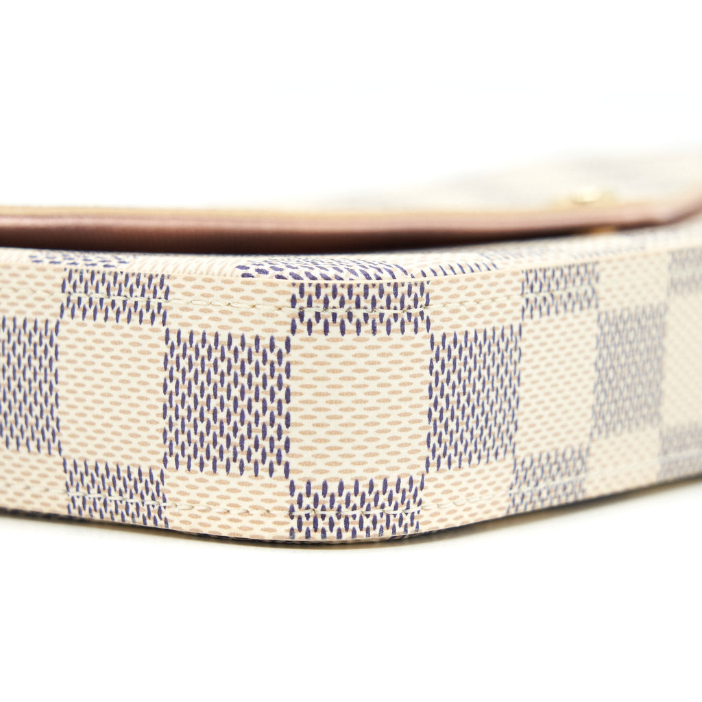 LOUIS VUITTON FELICIE POCHETTE DAMIER AZUR CANVAS