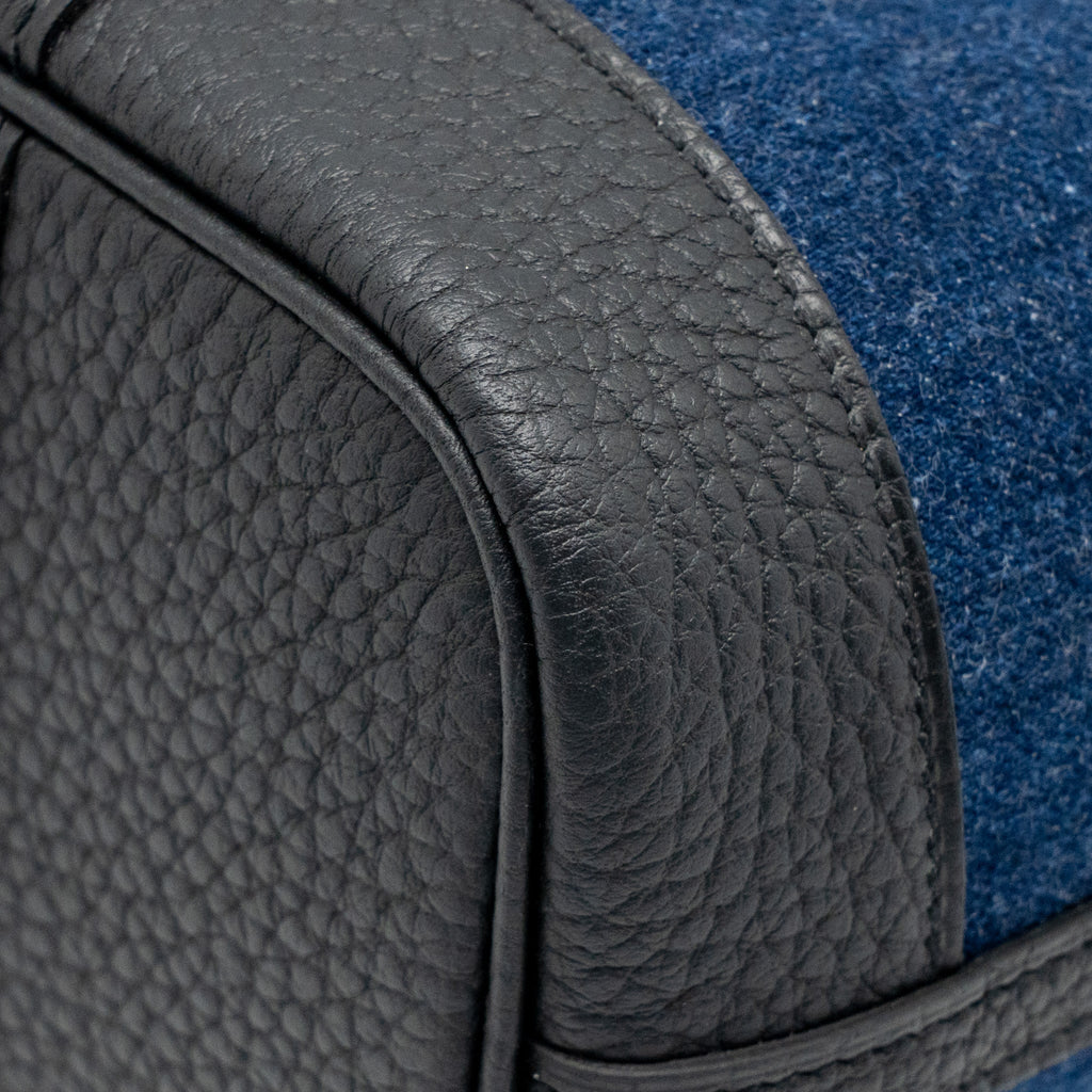 HERMES NEO GARDEN PARTY 23 DENIM/NEGONDA DENIM MOYEN/BLACK SHW