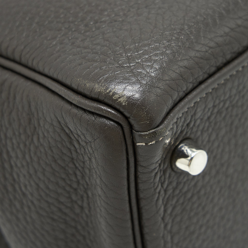 HERMES KELLY 32 DARK GREY SHW