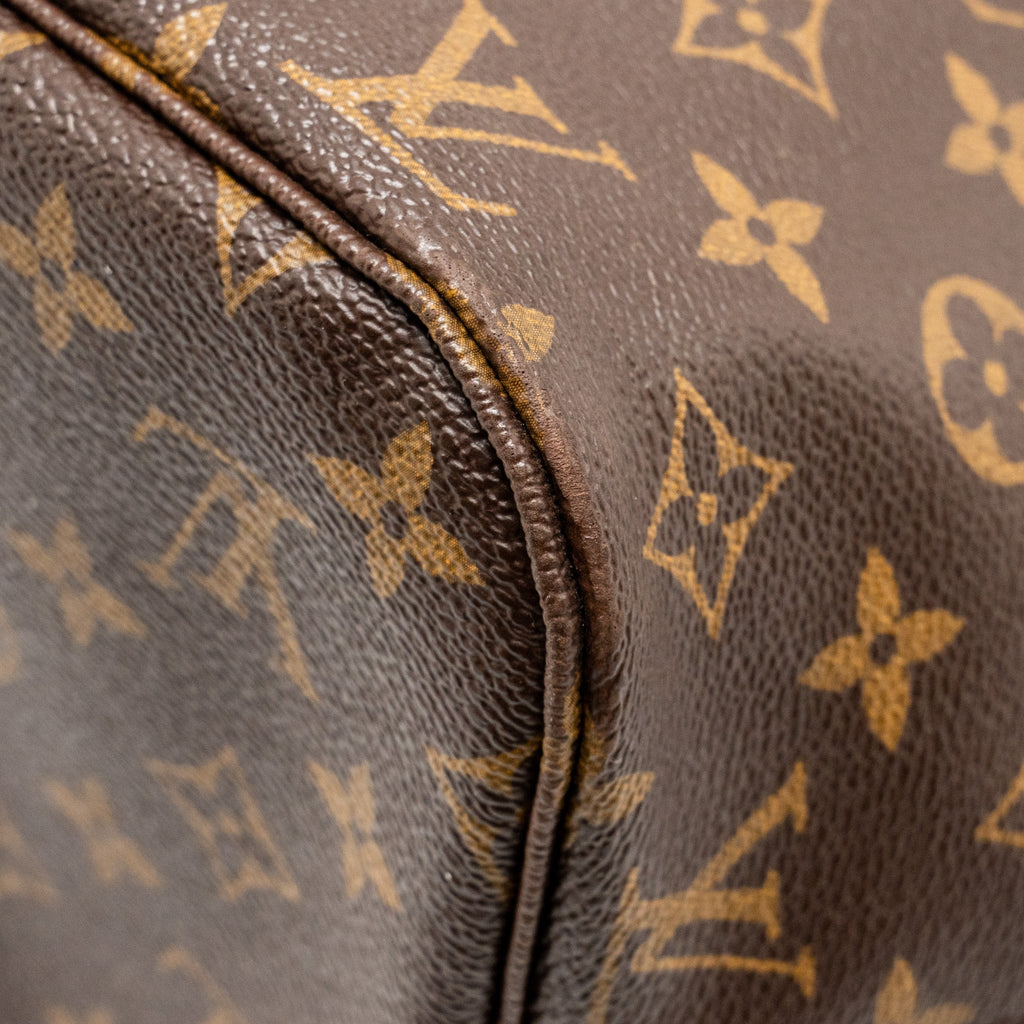 LOUIS VUITTON NEVERFULL MM MONOGRAM CANVAS GHW