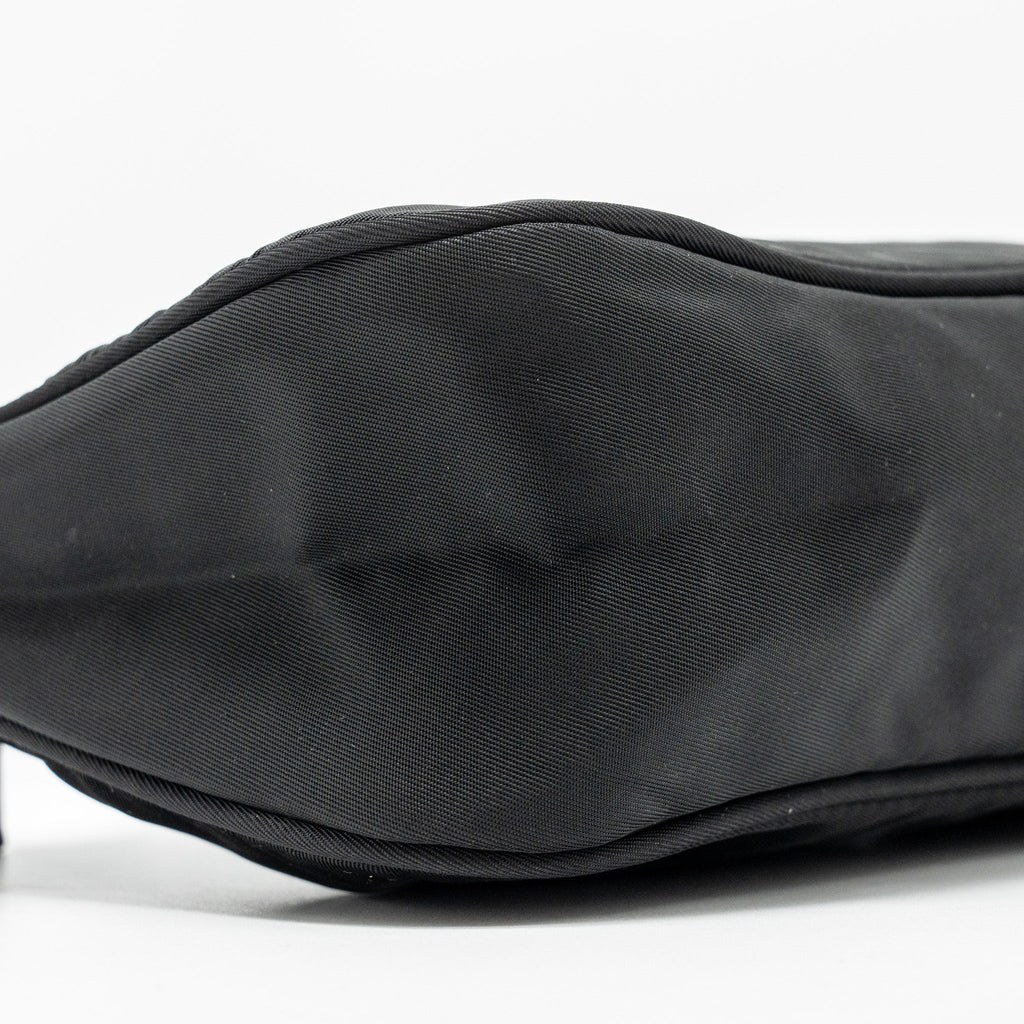 PRADA VINTAGE TESSUTO POCHETTE NYLON BLACK SHW