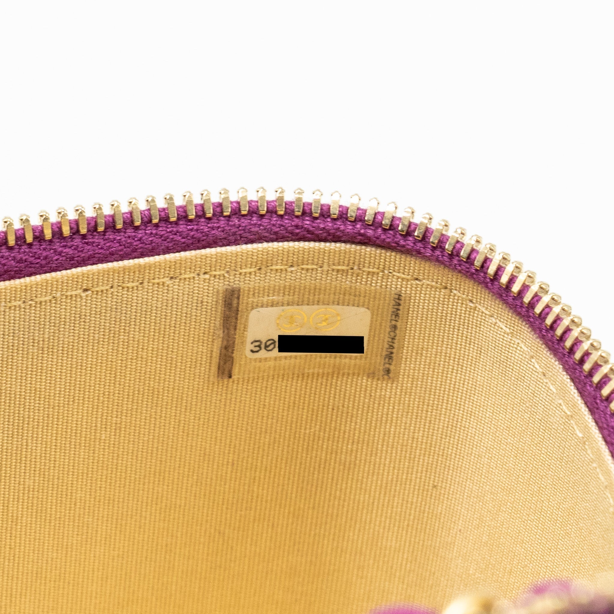 CHANEL PEARL CRUSH MINI VANITY WITH CHAIN LAMBSKIN PURPLE GHW