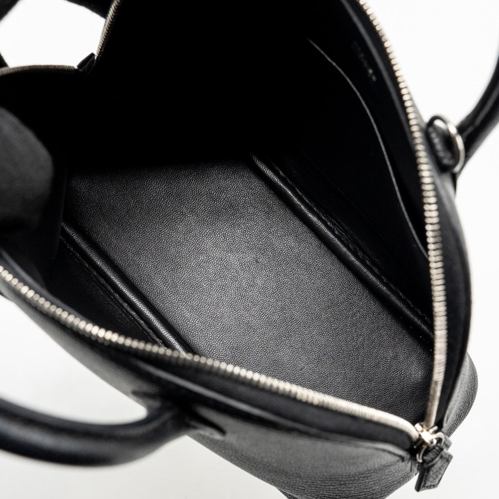 HERMES MINI BOLIDE CHEVRE MYSORE BLACK SHW