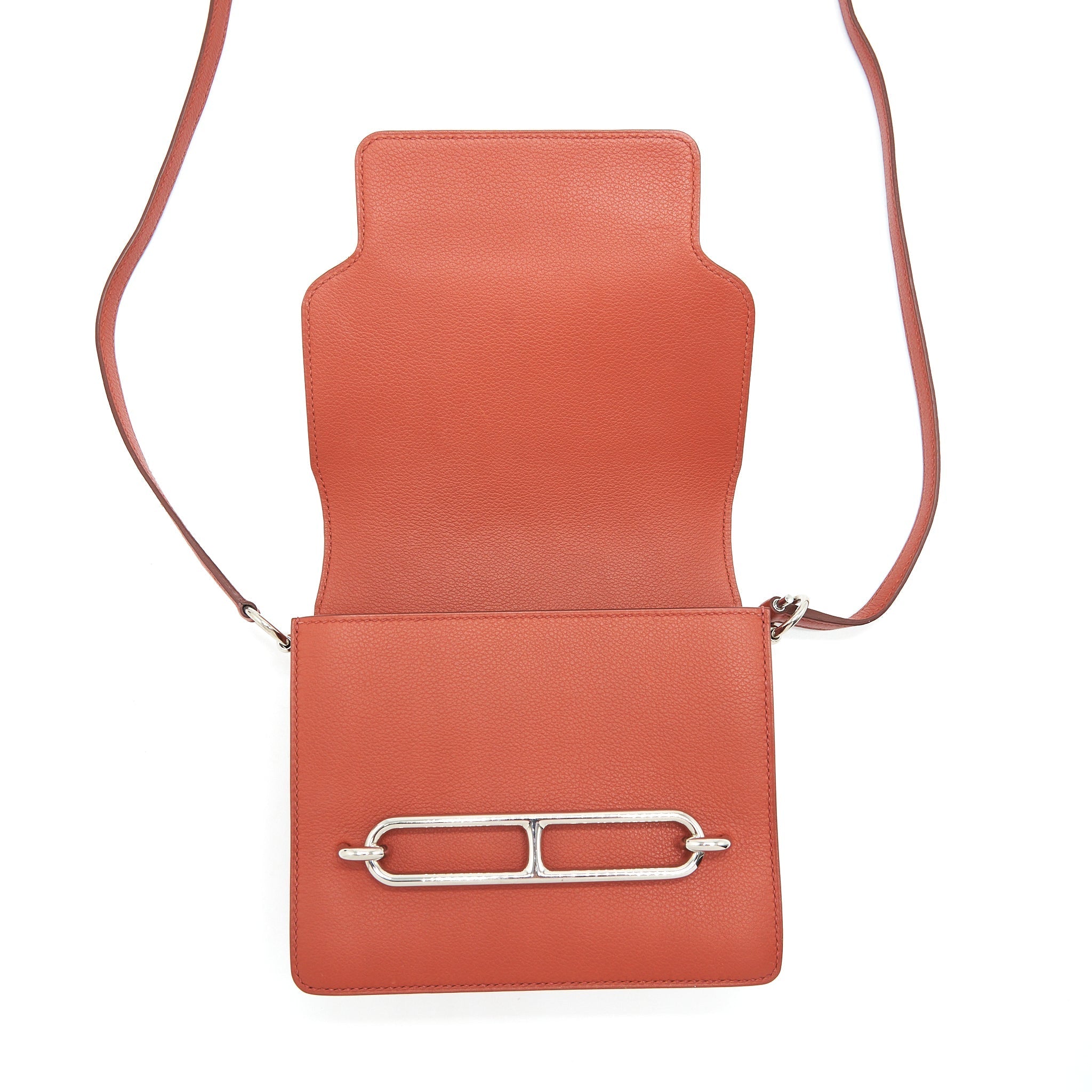 HERMES MINI ROULIS EVERCOLOR BRIQUE/CARAMEL SHW