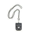 CHANEL AIRPODS CASE WITH CHAIN CAVIAR BLACK SHW