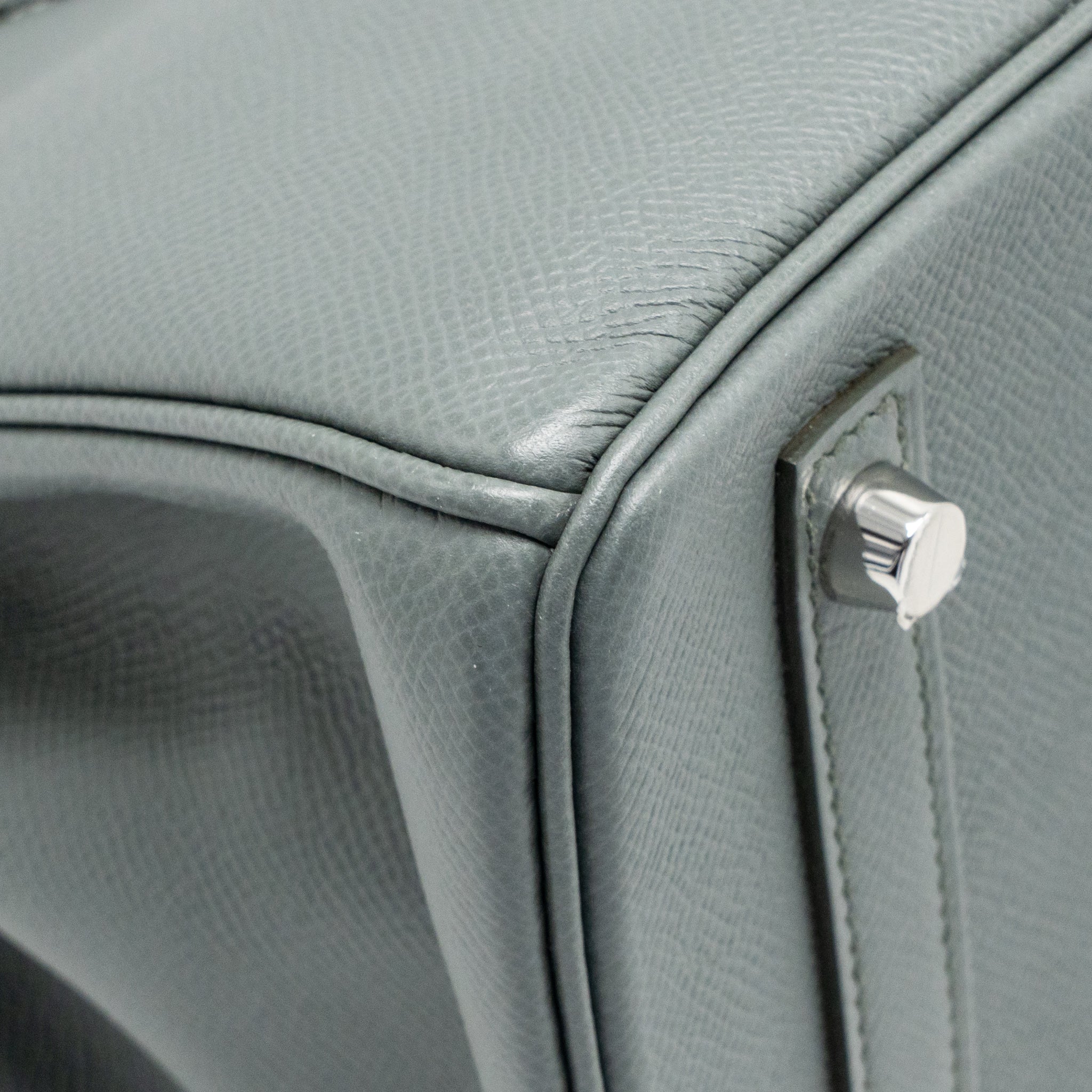 HERMES BIRKIN 30 EPSOM VERT AMANDE SHW