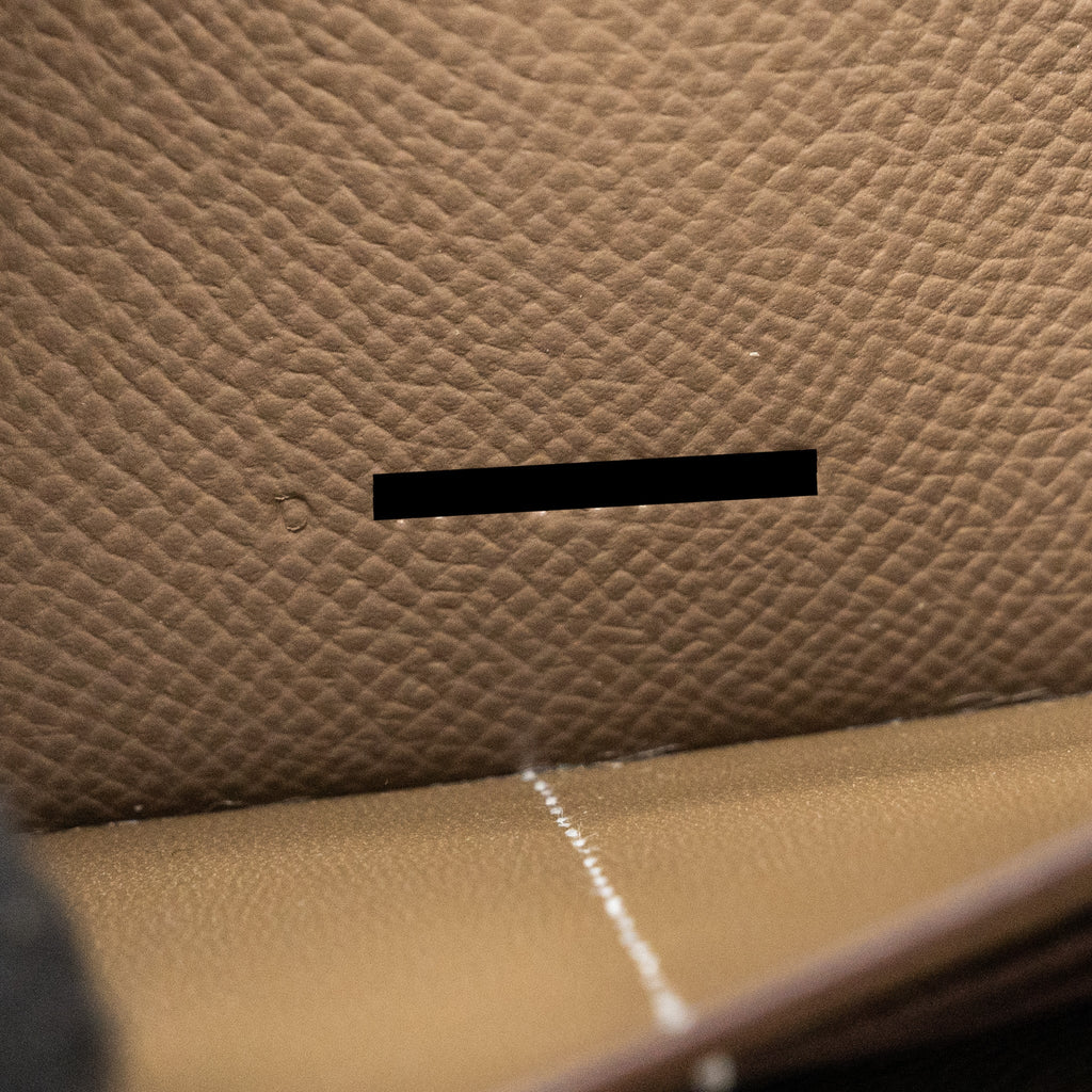 HERMES KELLY CLASSIC LONG WALLET EPSOM ETOUPE SHW