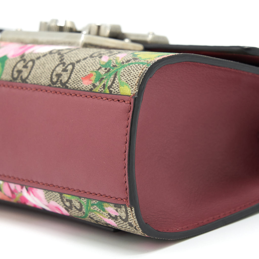 GUCCI SMALL PADLOCK GG PRINT PINK
