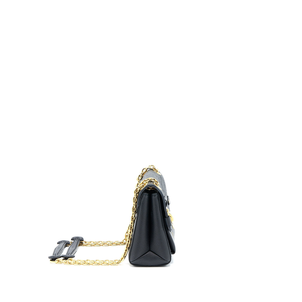 LOUIS VUITTON VAVIN BB MONOGRAM EMPREINTE BLACK GHW
