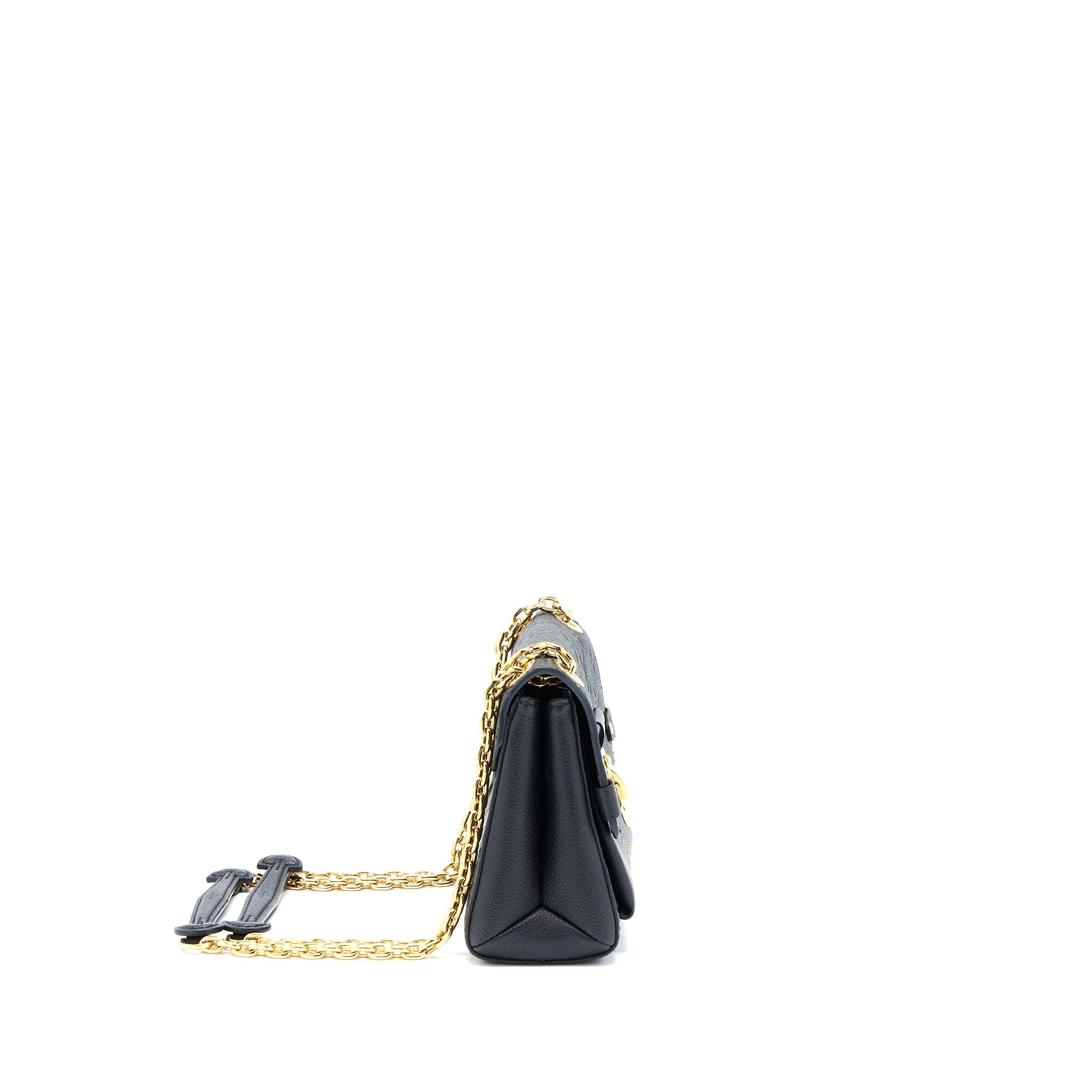 LOUIS VUITTON VAVIN BB MONOGRAM EMPREINTE BLACK GHW