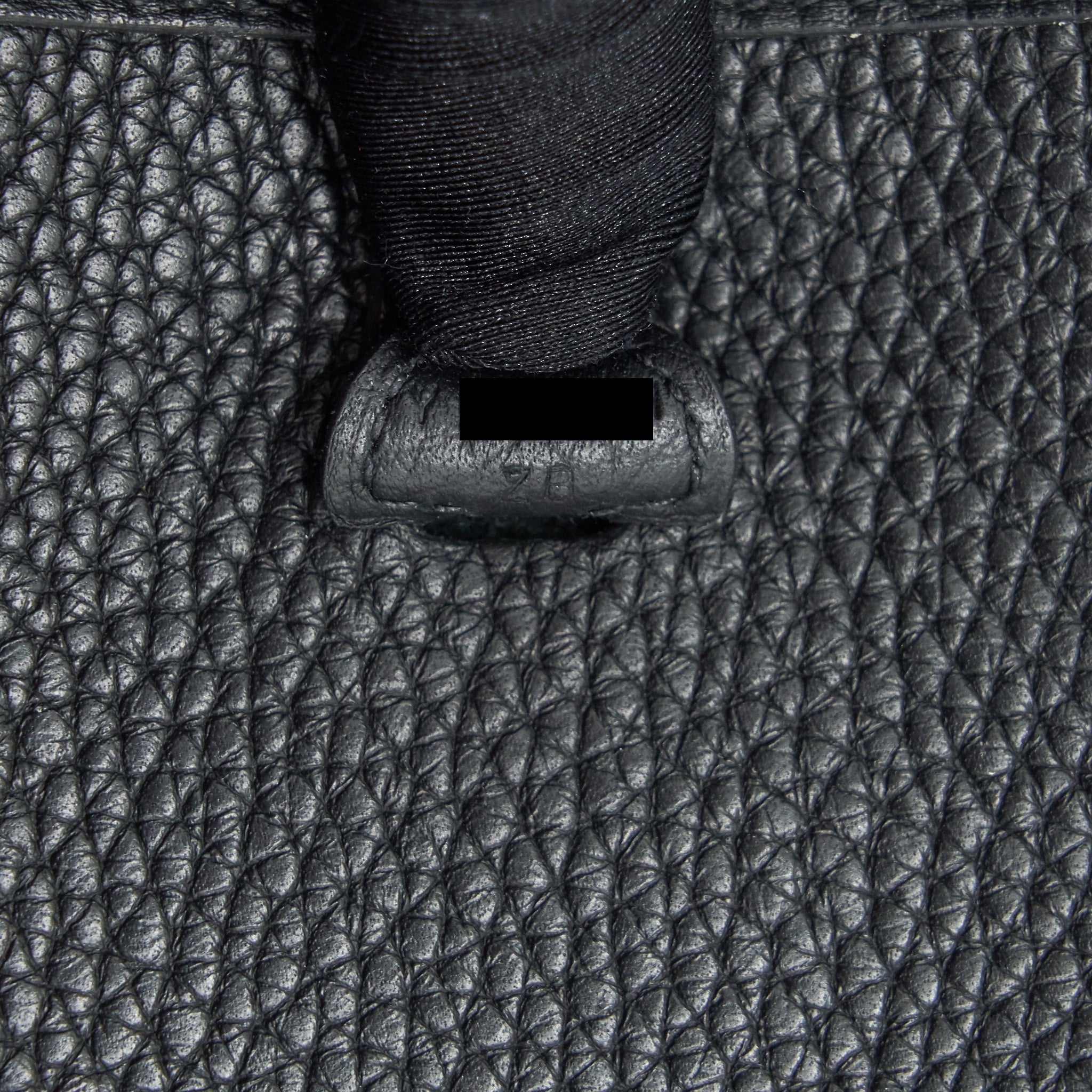 HERMES MINI EVELYNE BLACK GHW