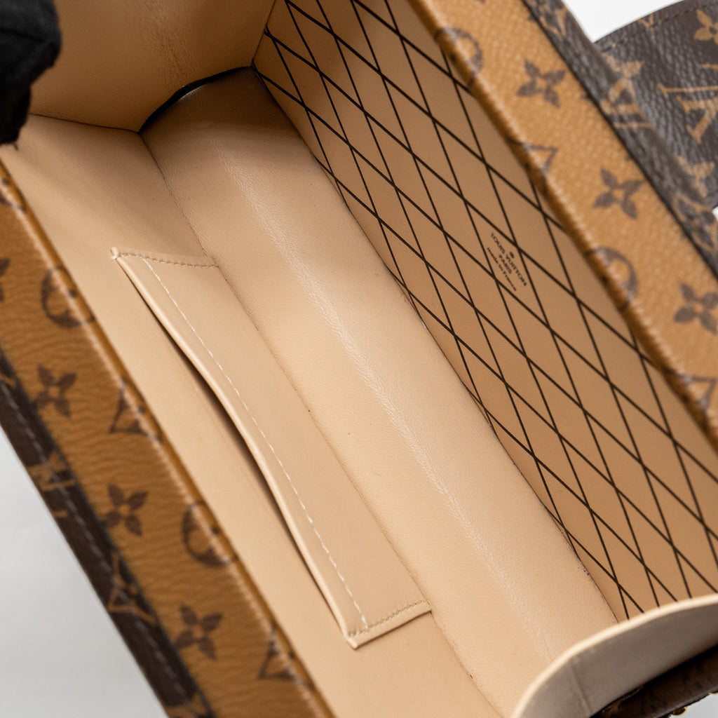 LOUIS VUITTON PETITE MALLE MONOGRAM REVERSE CANVAS GHW