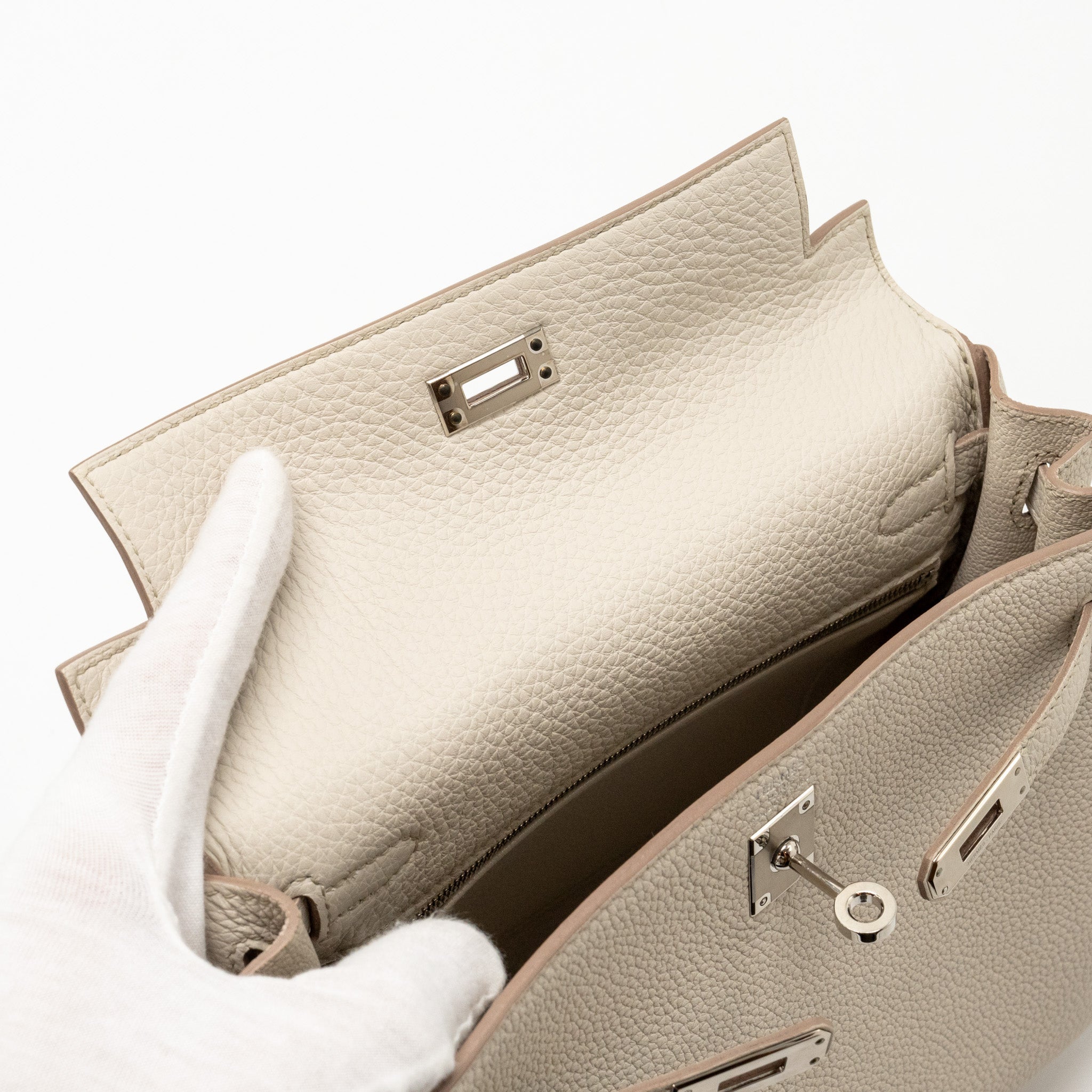 HERMES KELLY 25 TOGO BETON SHW
