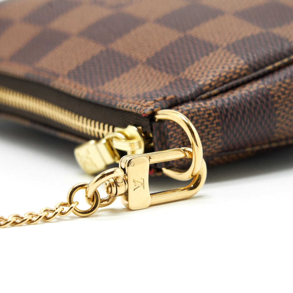 LOUIS VUITTON MINI POCHETTE ACCESSORIES DAMIER EBENE