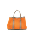 HERMES GARDEN PARTY 30 CANVAS/NEGONDA ORANGE/ETOUPE SHW