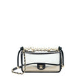 CHANEL SAND BY THE SEA FLAP BAG PVC/ LAMBSKIN LGHW