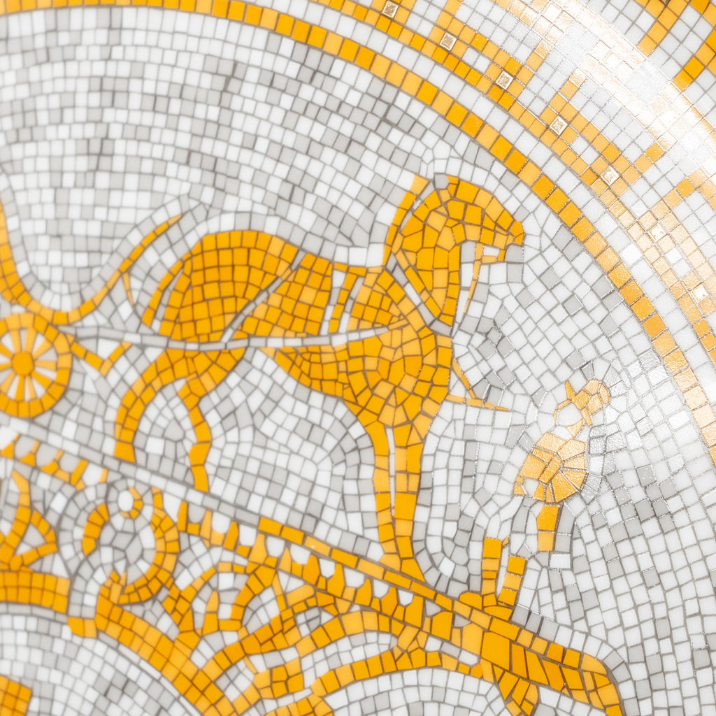 HERMES MOSAIQUE AU 24 GOLD TART PLATTER