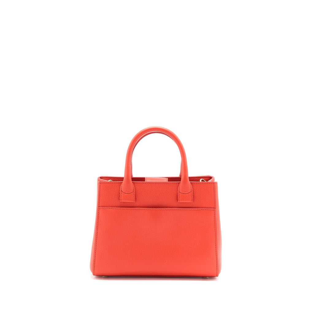 CHANEL NEO EXECUTIVE MINI TOTE CALFSKIN RED GHW