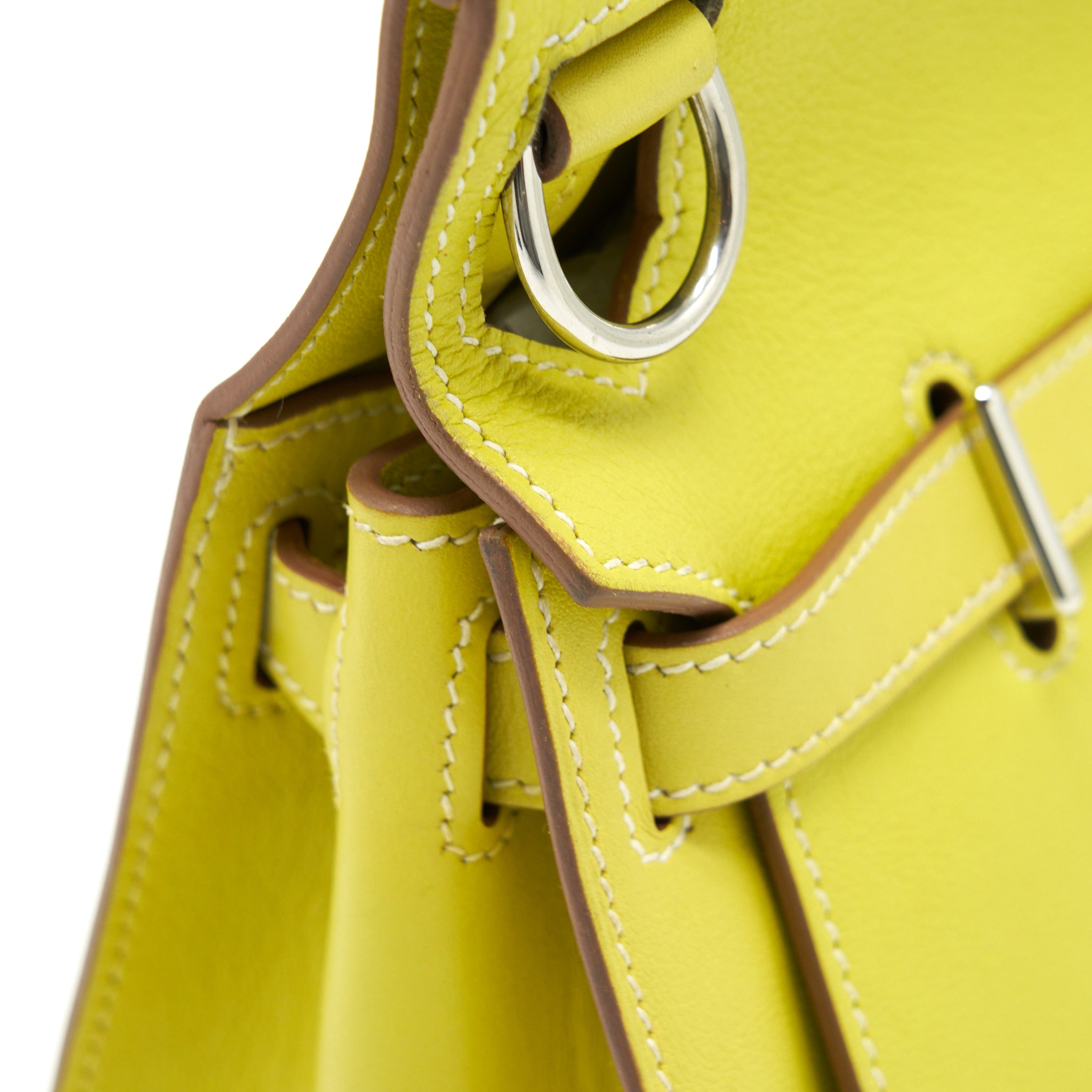 HERMES JYPSIERE 28 EVERCOLOR LIME SHW