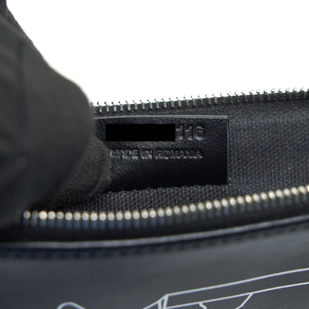 GIVENCHY BAMBI CLUTCH BLACK / WHITE