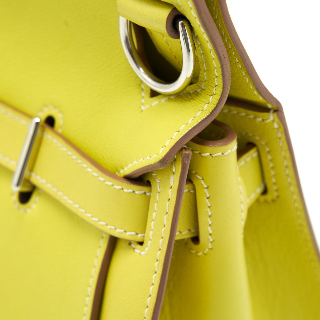 HERMES JYPSIERE 28 EVERCOLOR LIME SHW