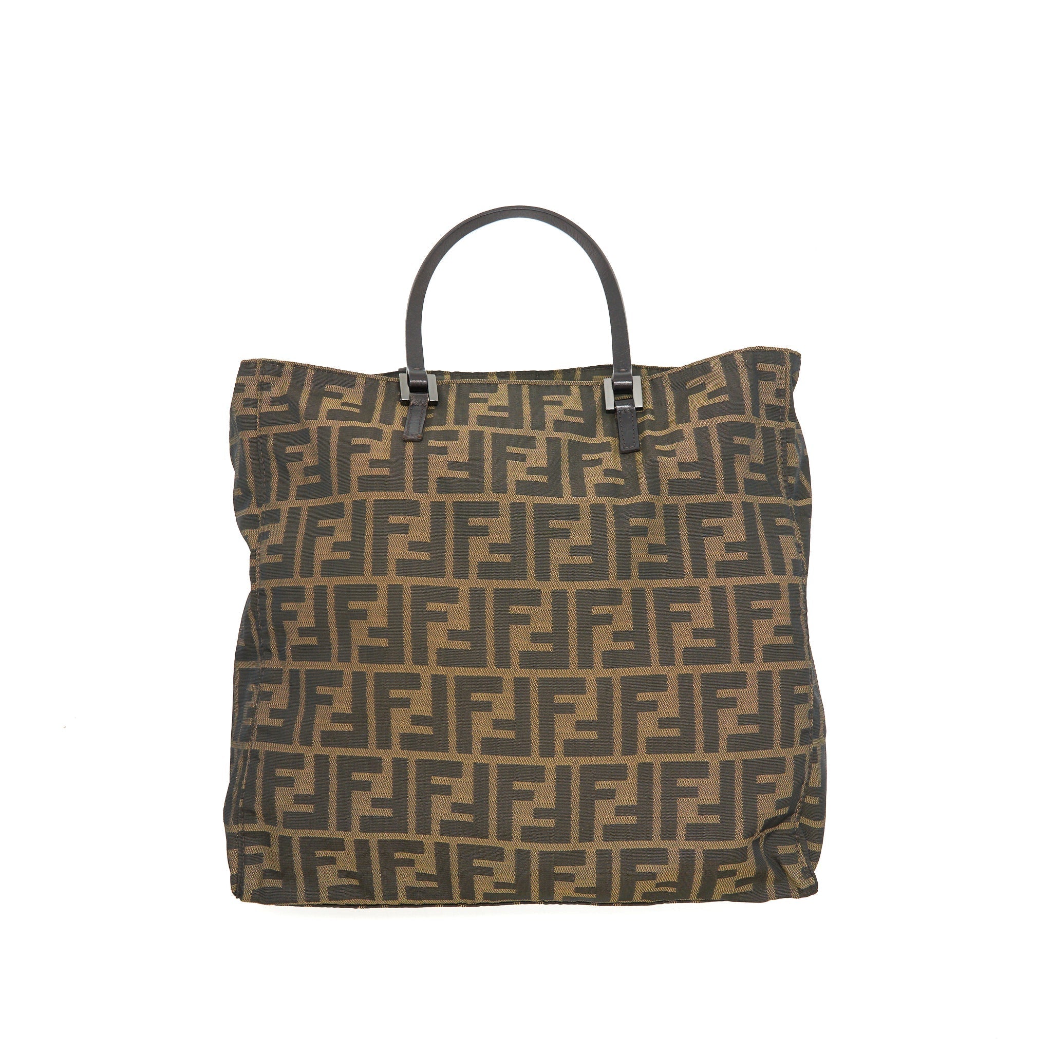 FENDI VINTAGE CANVAS MINI TOTE BAG