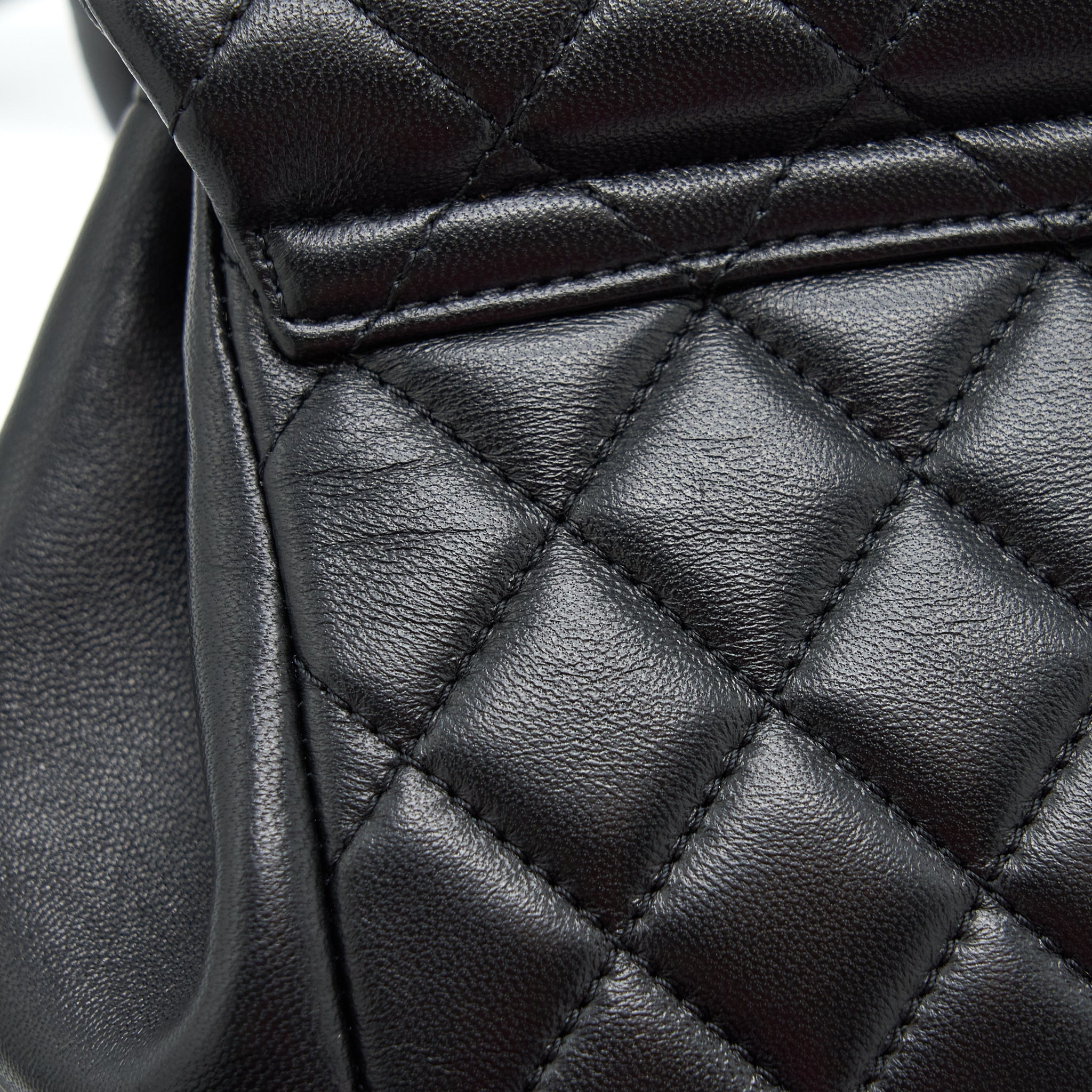 CHANEL DUMA MINI BACKPACK LAMBSKIN BLACK LGHW(MICROCHIP)
