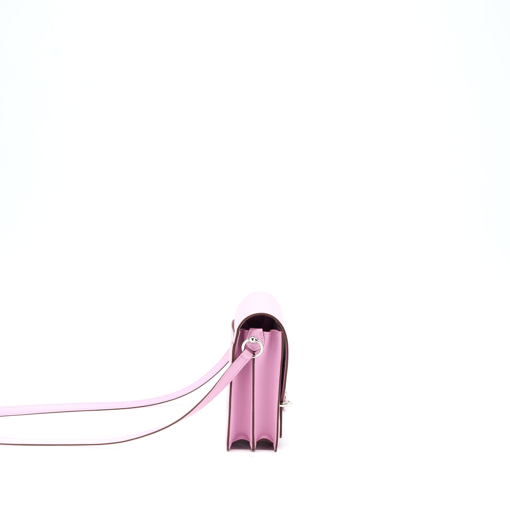 HERMES MINI ROULIS VEAU SWIFT X9 MAUVE SYLVESTRE SHW