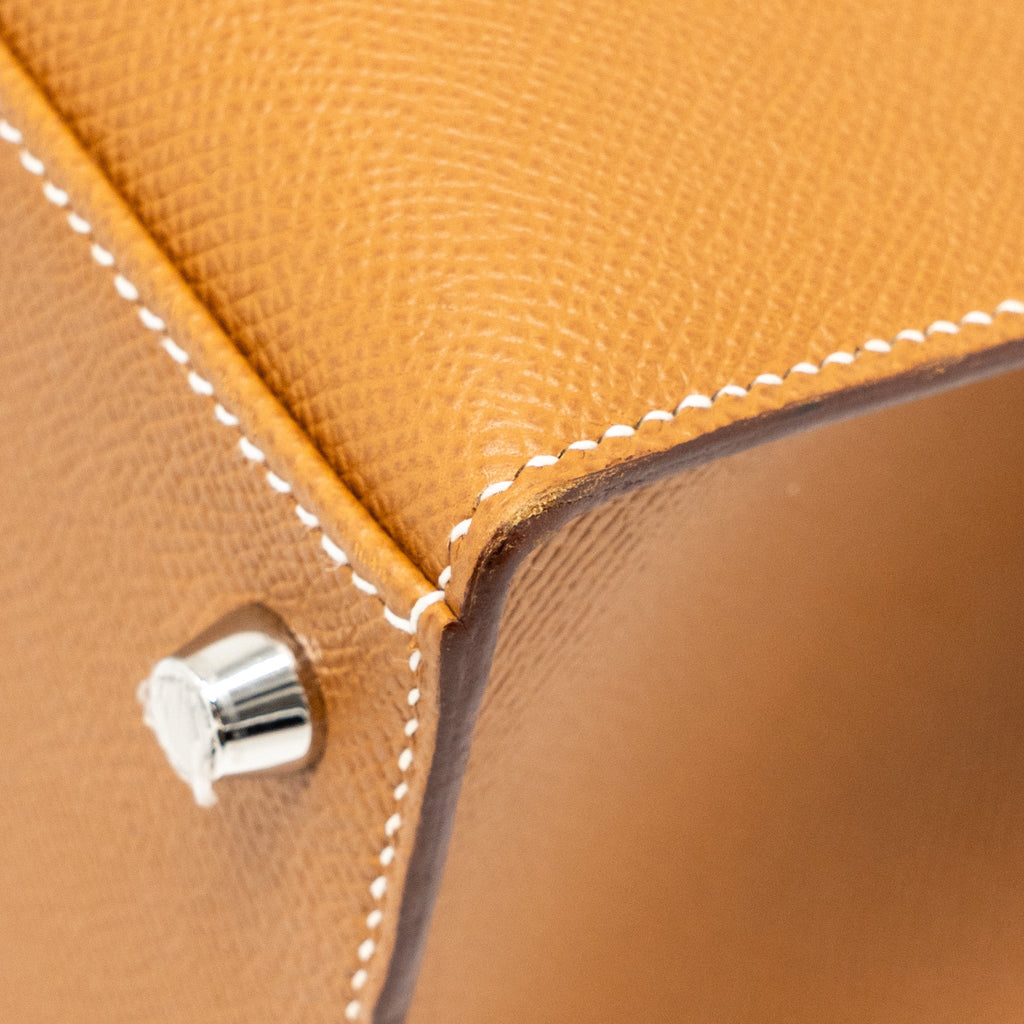 HERMES KELLY 28 EPSOM GOLD SHW