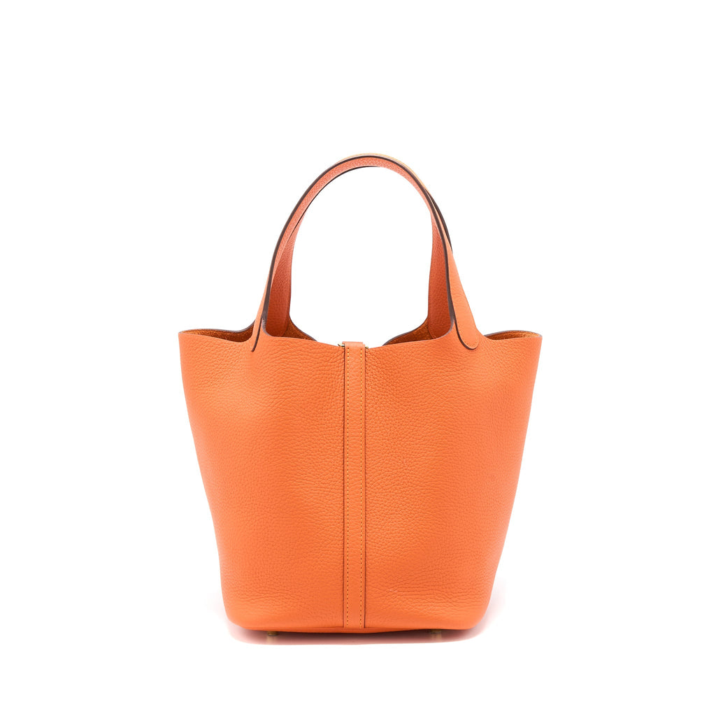 HERMES PICOTIN 22 LOCK BAG CLEMENCE 9J FEU GHW