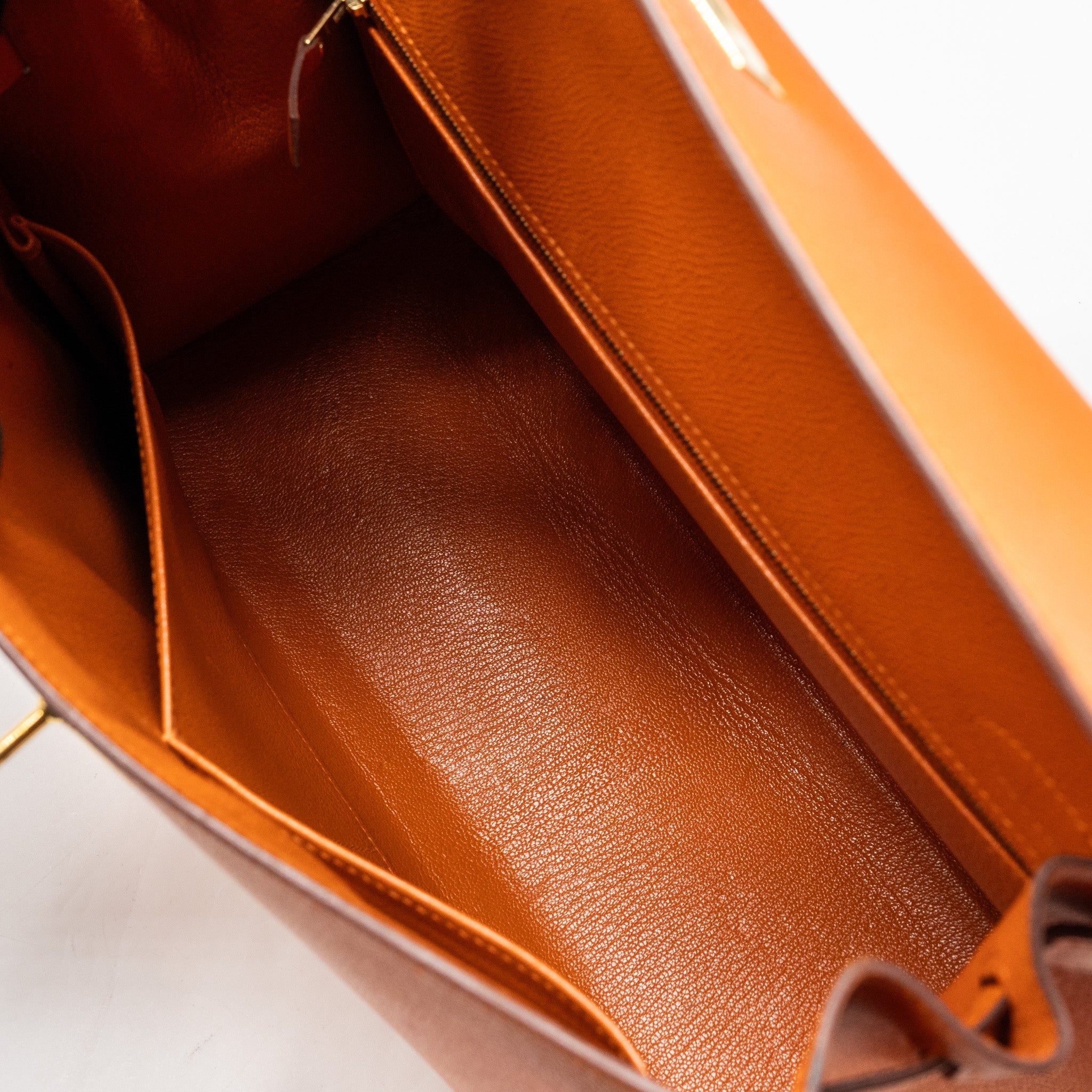 HERMES KELLY 32 EPSOM ORANGE GHW