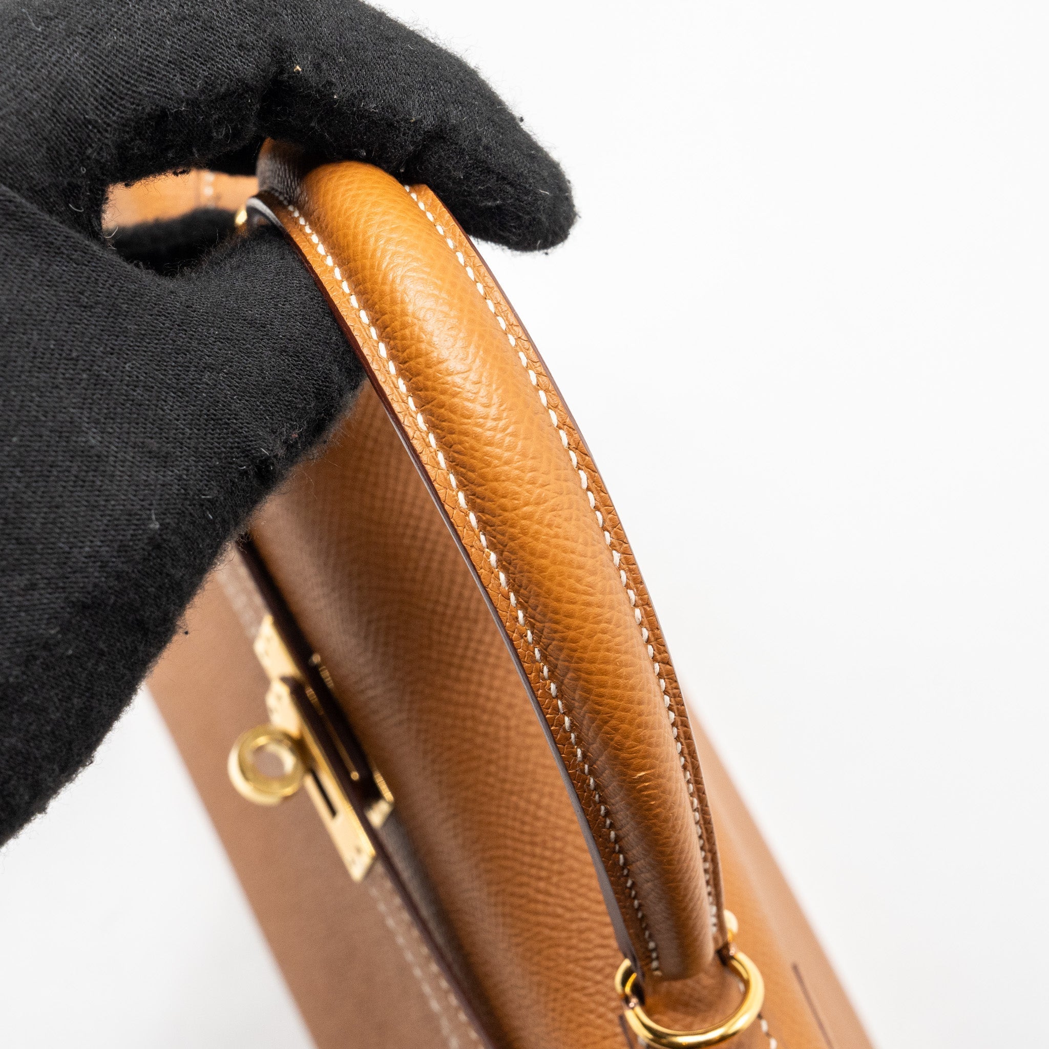 HERMES KELLY 25 SELLIER EPSOM GOLD GHW