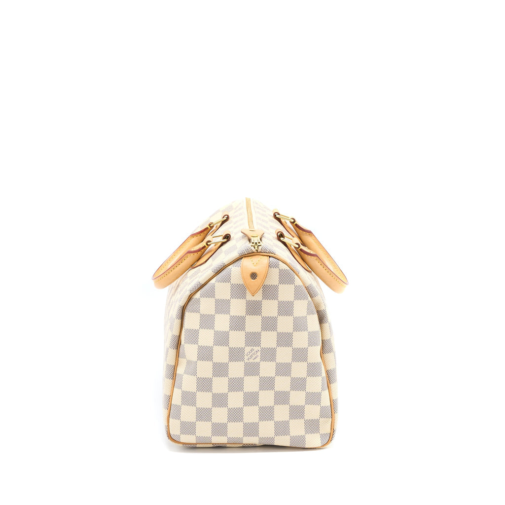 LOUIS VUITTON SPEEDY 30 DAMIER AZUR CANVAS GHW