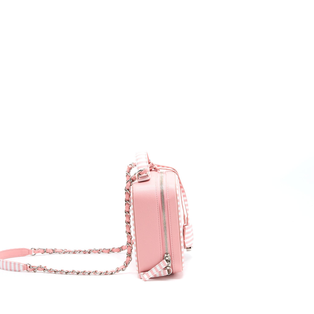 CHANEL MEDIUM FILIGREE VANITY CASE CAVIAR MULTICOLOUR PINK SHW