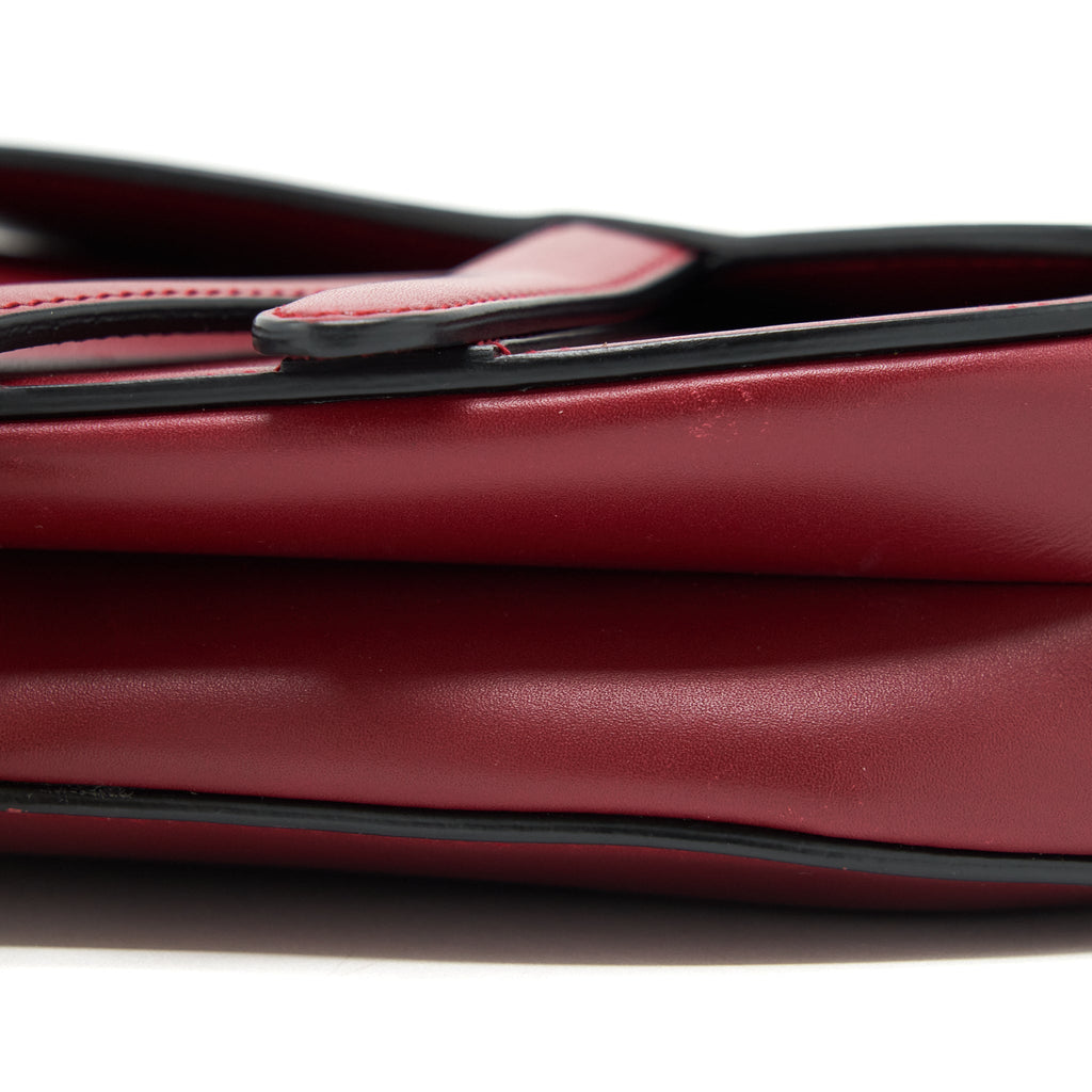 DIOR MINI DIOR SADDLE BAG RED GHW