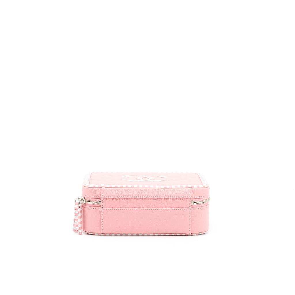 CHANEL MEDIUM FILIGREE VANITY CASE CAVIAR MULTICOLOUR PINK SHW