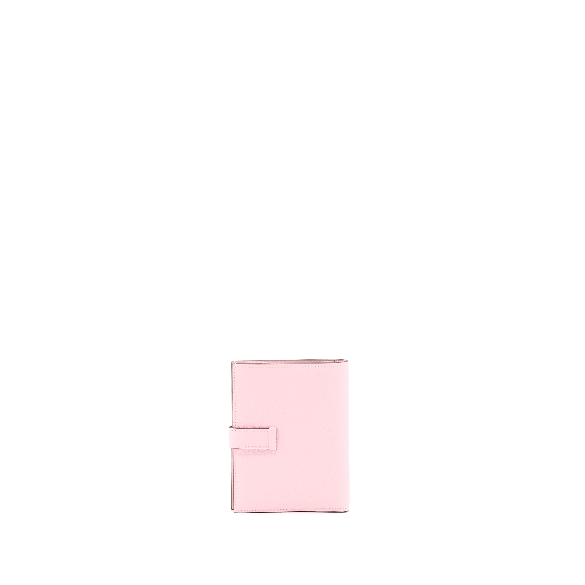 HERMES BEARN COMPACT WALLET CHEVRE MYSORE 3Q ROSE SAKURA SHW